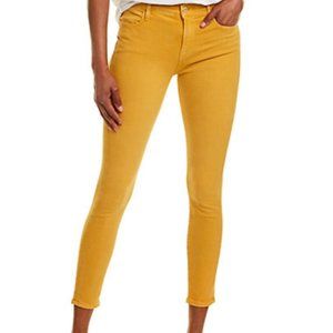 FRAME DENIM Le High Rise Skinny Crop Jeans Denim Marigold Size 27